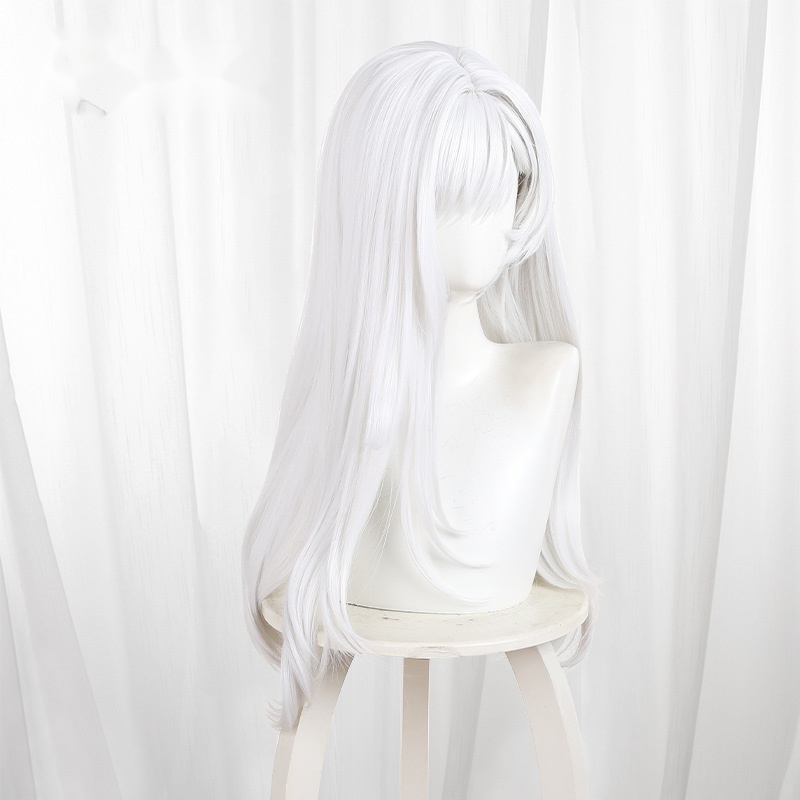 Berenica White Scalp-top Long Layered Cosplay Wig for Duet Night Abyss - 611A - Image 3
