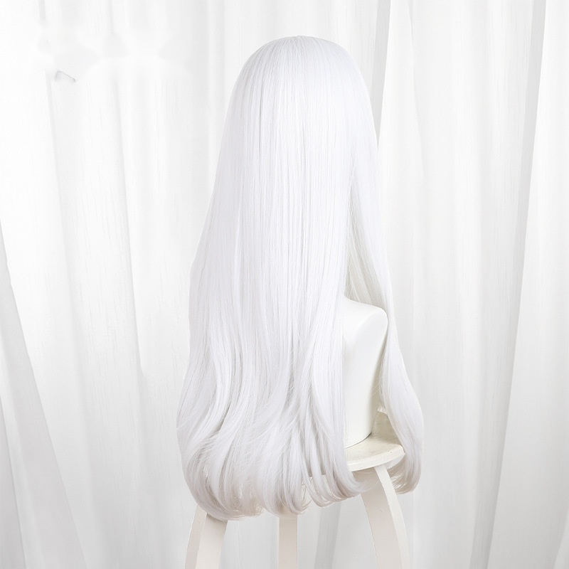 Berenica White Scalp-top Long Layered Cosplay Wig for Duet Night Abyss - 611A - Image 4