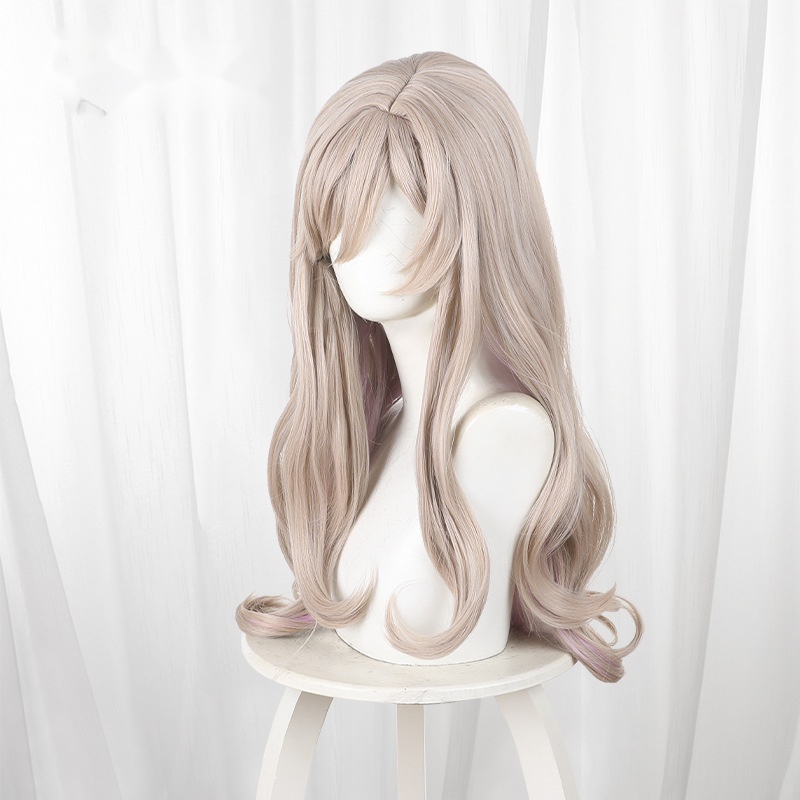 Ajisai Sena Color-block Long Wavy Cosplay Wig for There's No Freaking Way I'll Be Your Lover - 603C