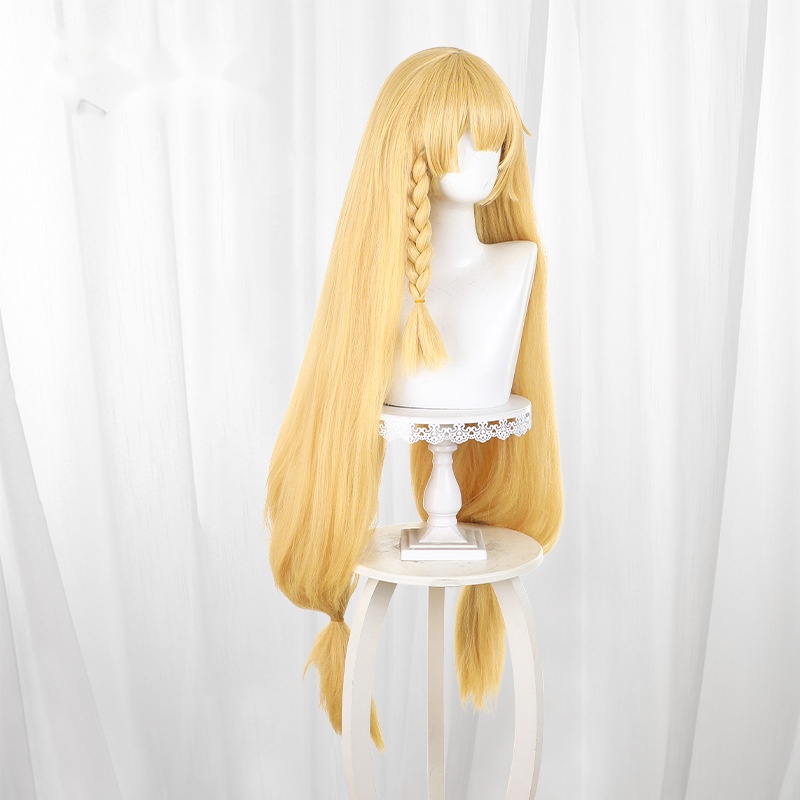 Truffle and Hazelnut Golden Blonde Twin Ponytail Cosplay Wig for Duet Night Abyss - 611B - Image 2