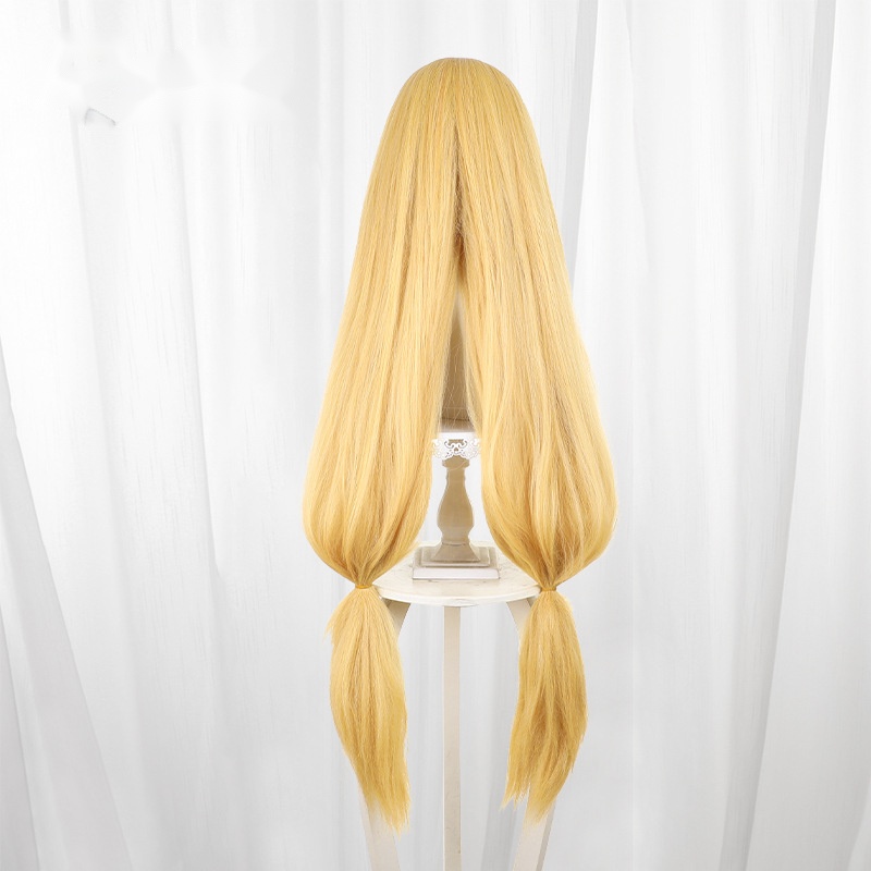 Truffle and Hazelnut Golden Blonde Twin Ponytail Cosplay Wig for Duet Night Abyss - 611B - Image 4