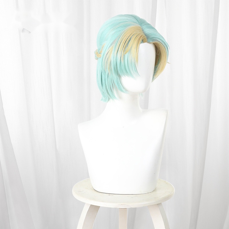 Yuriko Gradient Braided Short Cosplay Wig for Gnosia - 610A - Image 3