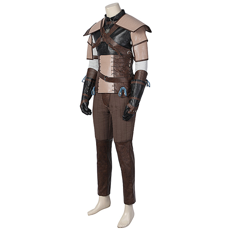 The Witcher 3 Wild Hunt Geralt of Rivia Cosplay Costume Halloween Outfit - Image 3