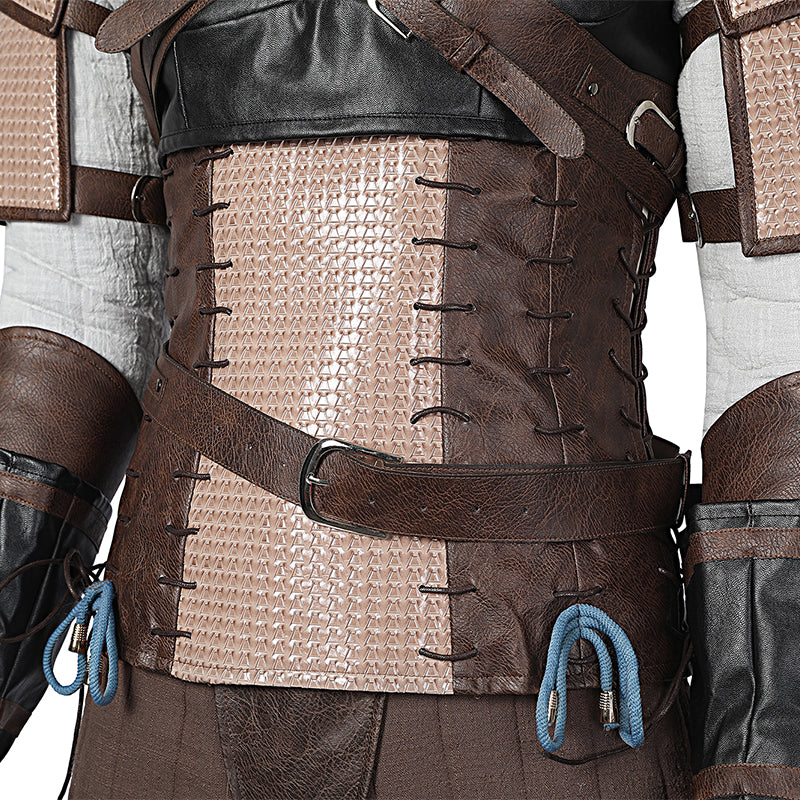 The Witcher 3 Wild Hunt Geralt of Rivia Cosplay Costume Halloween Outfit - Image 10