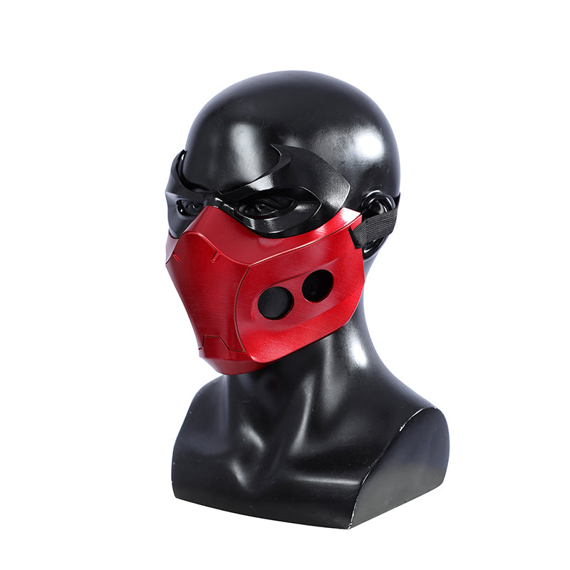 Red Hood Jason Todd Rebirth Cosplay Costume Red Leather Halloween Suit - Image 11