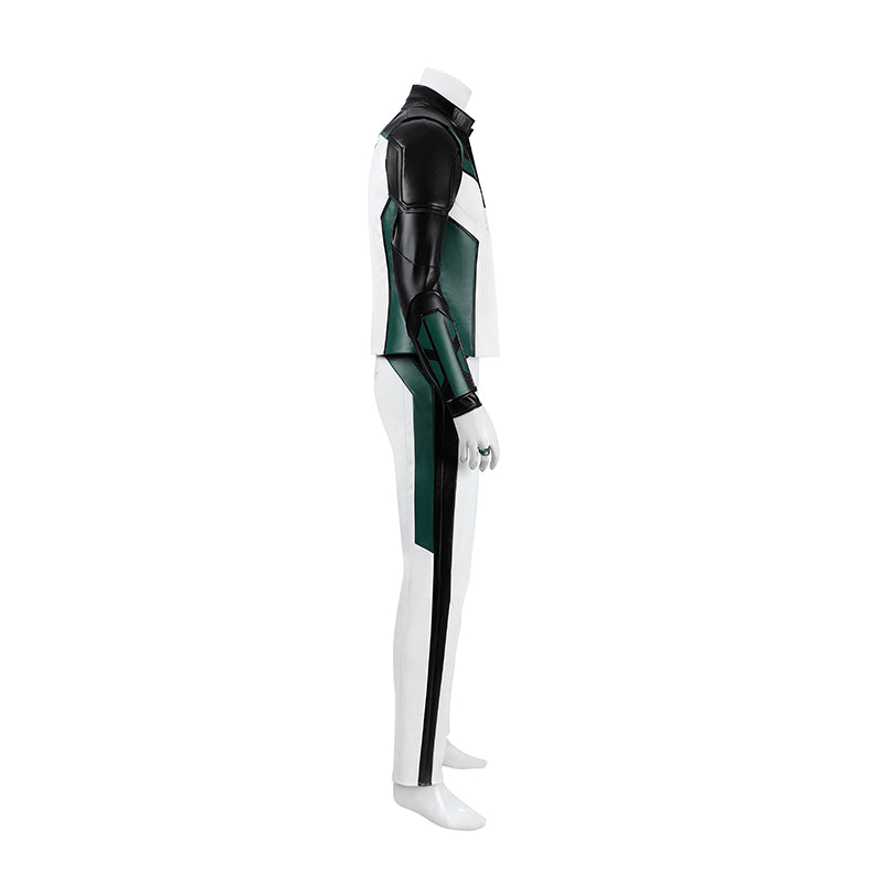 Green Lantern White Suit Cosplay Costume Legacy Green Lantern Outfit Hallowenn - Image 7