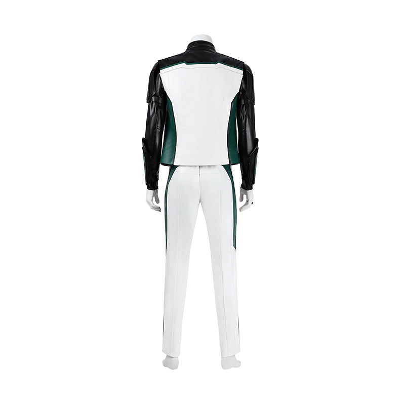 Green Lantern White Suit Cosplay Costume Legacy Green Lantern Outfit Hallowenn - Image 9