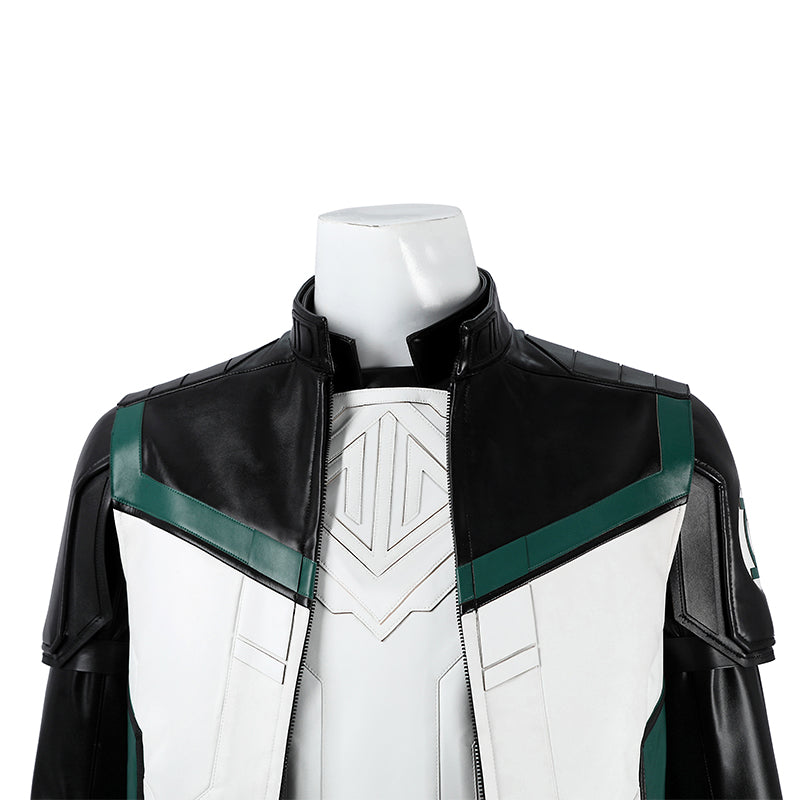 Green Lantern White Suit Cosplay Costume Legacy Green Lantern Outfit Hallowenn - Image 10