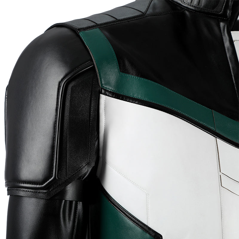 Green Lantern White Suit Cosplay Costume Legacy Green Lantern Outfit Hallowenn - Image 15