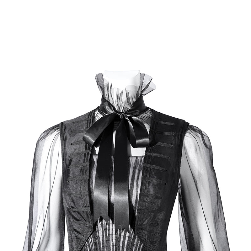 Wednesday Season 2 Wednesday Black Dance Mesh Dress Cosplay Costume - Image 7