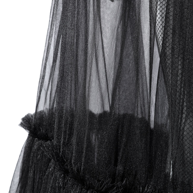 Wednesday Season 2 Wednesday Black Dance Mesh Dress Cosplay Costume - Image 17