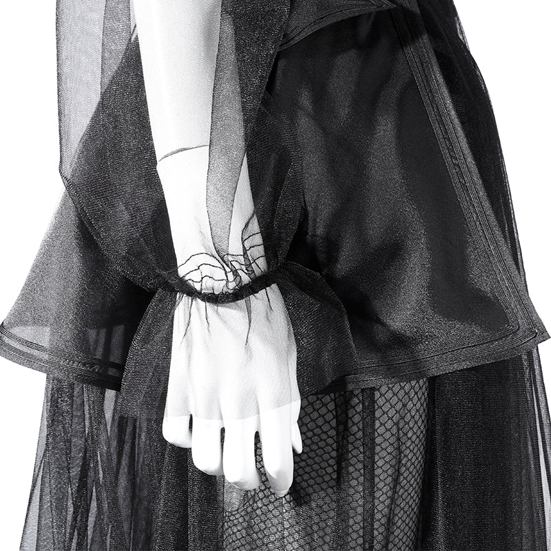 Wednesday Season 2 Wednesday Black Dance Mesh Dress Cosplay Costume - Image 10
