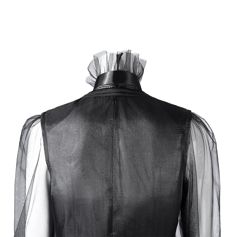 Wednesday Season 2 Wednesday Black Dance Mesh Dress Cosplay Costume - Image 8