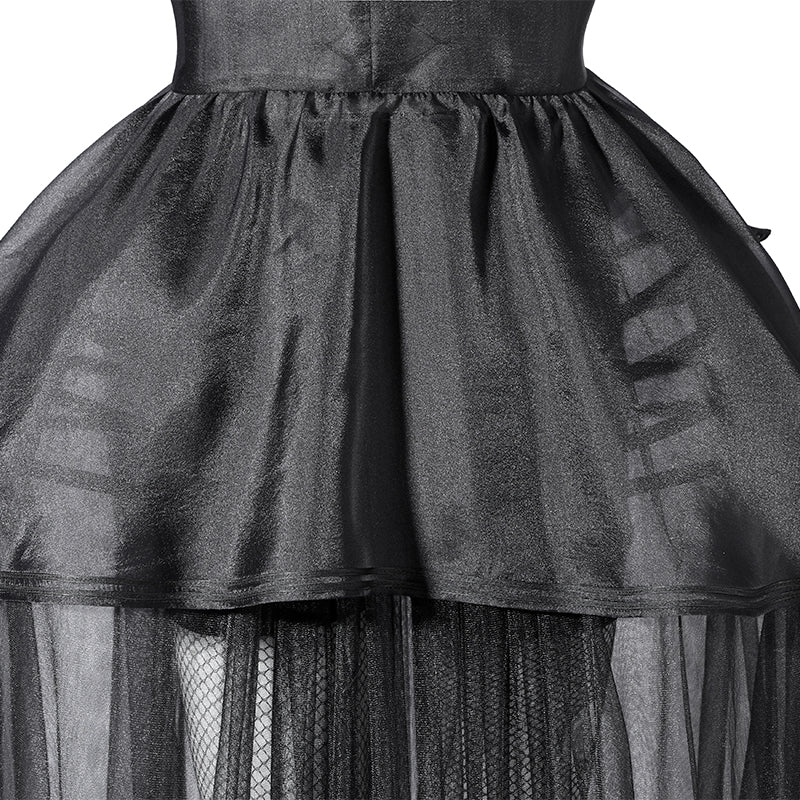 Wednesday Season 2 Wednesday Black Dance Mesh Dress Cosplay Costume - Image 11
