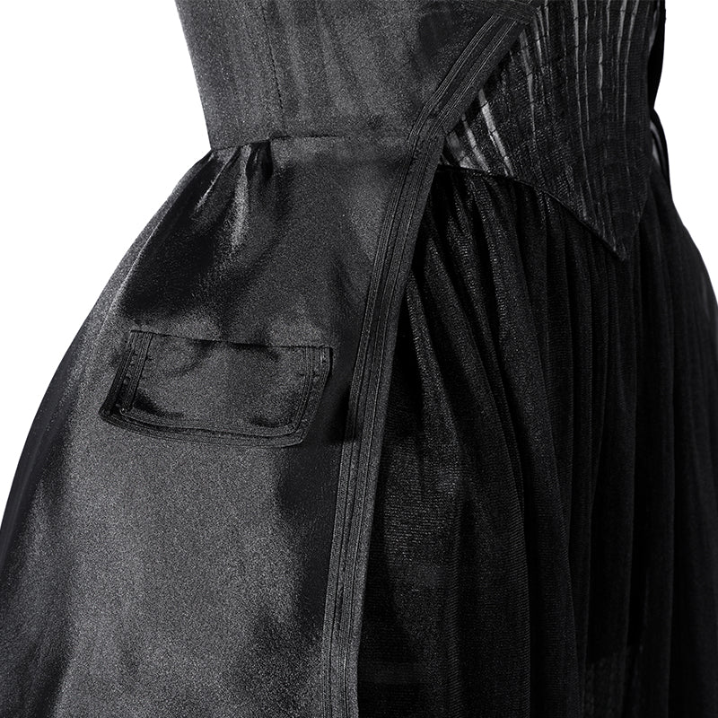 Wednesday Season 2 Wednesday Black Dance Mesh Dress Cosplay Costume - Image 12