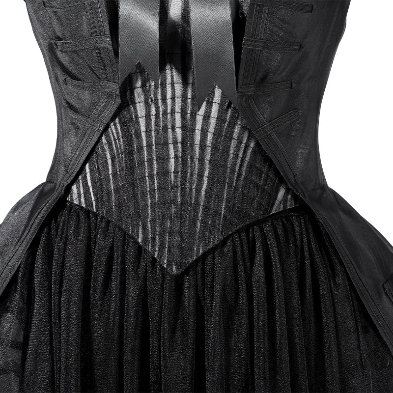 Wednesday Season 2 Wednesday Black Dance Mesh Dress Cosplay Costume - Image 13