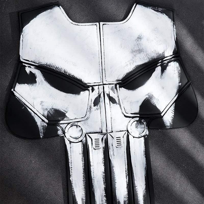 The Punisher Cosplay Costume Frank Castle Skull Suit One Last Kill Halloween - Image 30