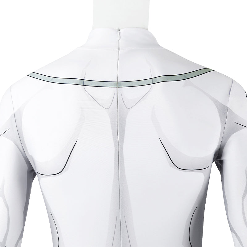 Invincible Mark Grayson Viltrumite Cosplay Costume White Jumpsuit with Apron - Image 10
