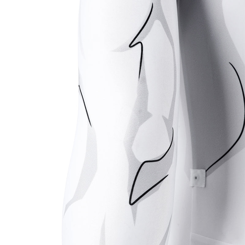 Invincible Mark Grayson Viltrumite Cosplay Costume White Jumpsuit with Apron - Image 19