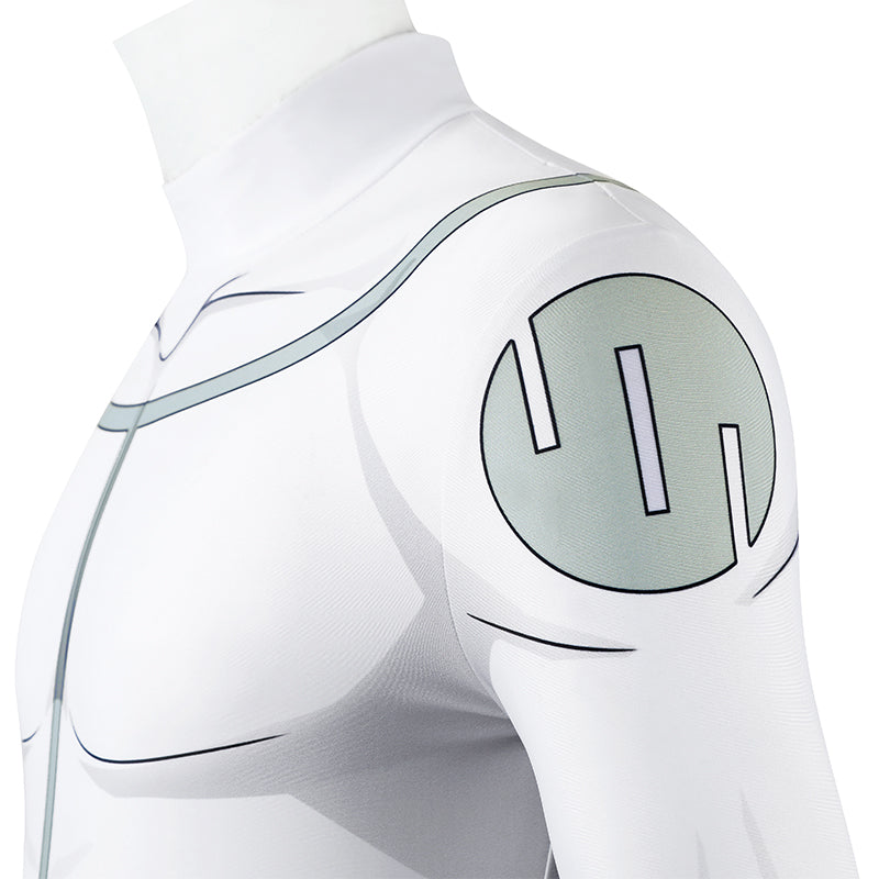 Invincible Mark Grayson Viltrumite Cosplay Costume White Jumpsuit with Apron - Image 12
