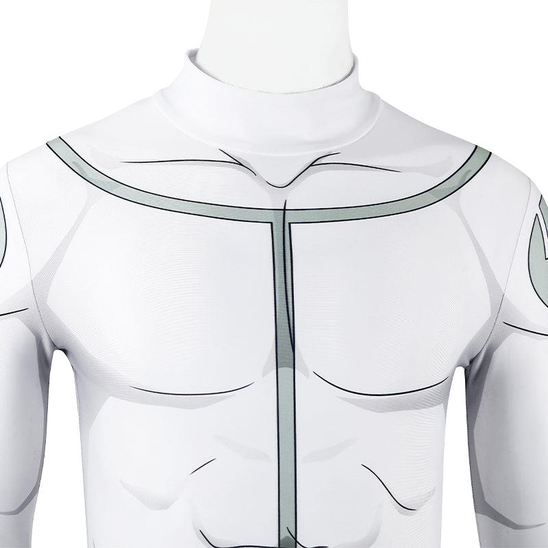 Invincible Mark Grayson Viltrumite Cosplay Costume White Jumpsuit with Apron - Image 9