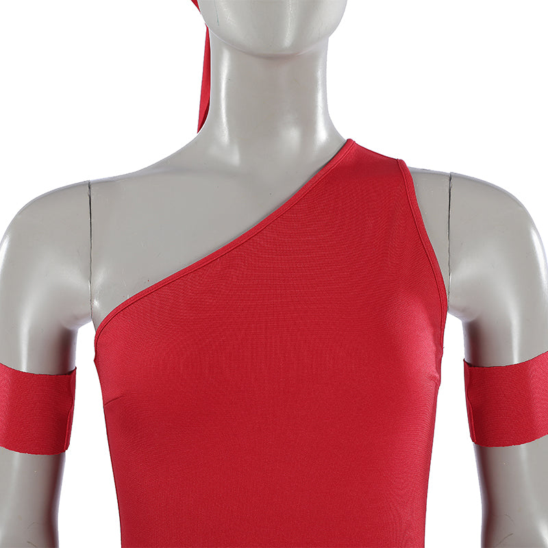 Elektra Natchios Cosplay Costume Daredevil Comics Red Ninja Halloween Outfit - Image 16