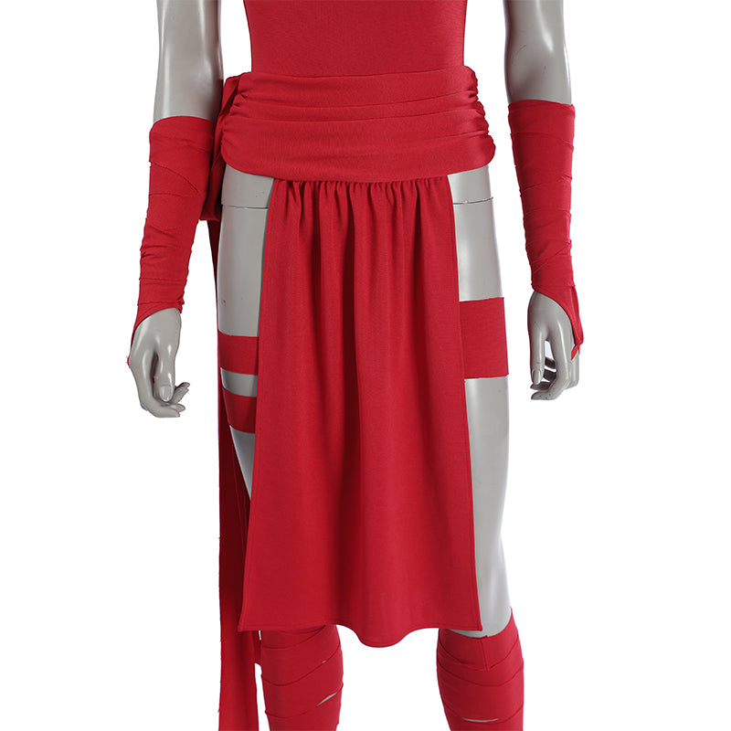 Elektra Natchios Cosplay Costume Daredevil Comics Red Ninja Halloween Outfit - Image 21