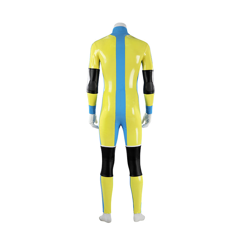 Dispatch Waterboy Cosplay Costume Yellow Leather Halloween Suit - Image 5