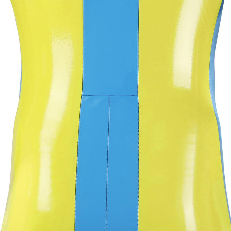 Dispatch Waterboy Cosplay Costume Yellow Leather Halloween Suit - Image 11