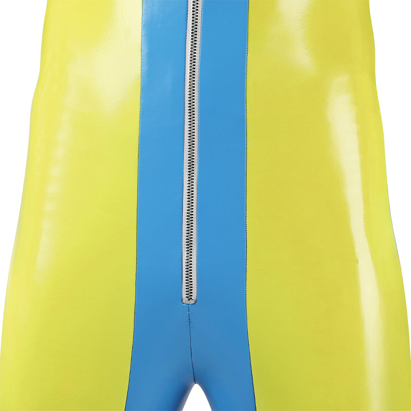 Dispatch Waterboy Cosplay Costume Yellow Leather Halloween Suit - Image 15