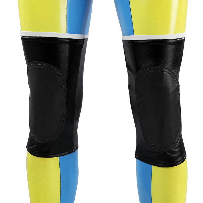 Dispatch Waterboy Cosplay Costume Yellow Leather Halloween Suit - Image 16