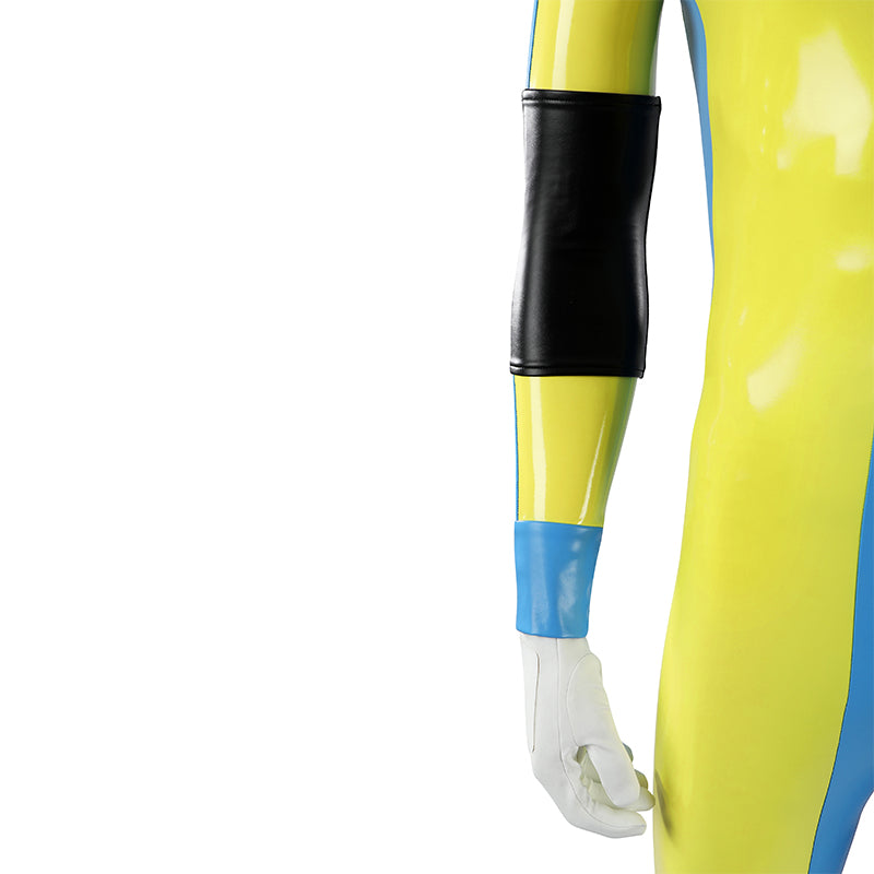 Dispatch Waterboy Cosplay Costume Yellow Leather Halloween Suit - Image 17