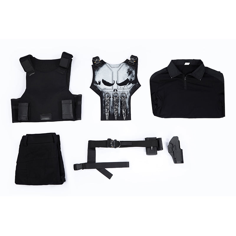 The Punisher Cosplay Costume Spiderman Brand New Day Halloween Outfit - Image 28