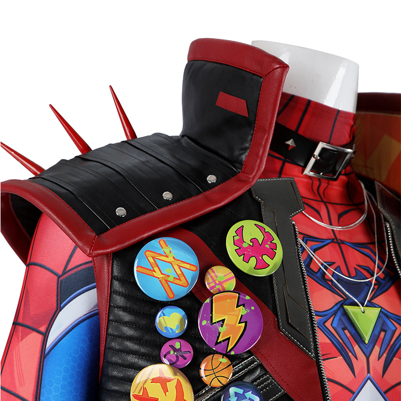 Marvel Rivals Spider Punk Cosplay Costume Superhero Halloween Outfit - Image 13