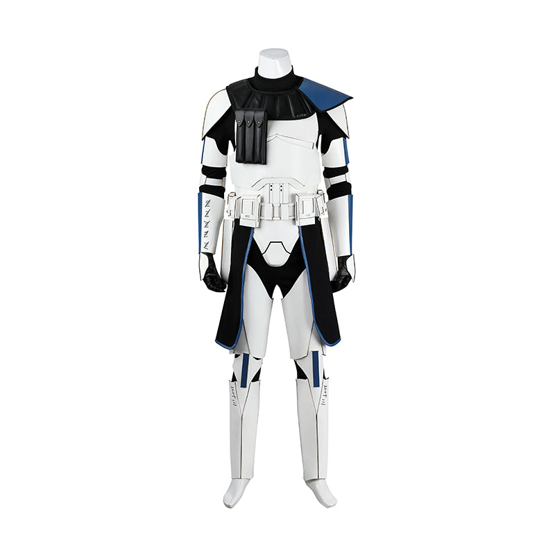 Star Wars : The Clone Wars Captain Rex Cosplay Costume Halloween Outfit - Image 4