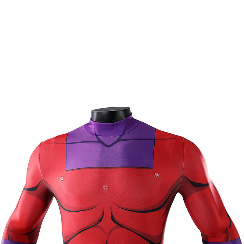 X-Men 97 Magneto Cosplay Costume With Cape Halloween Jumpsuit - Image 15