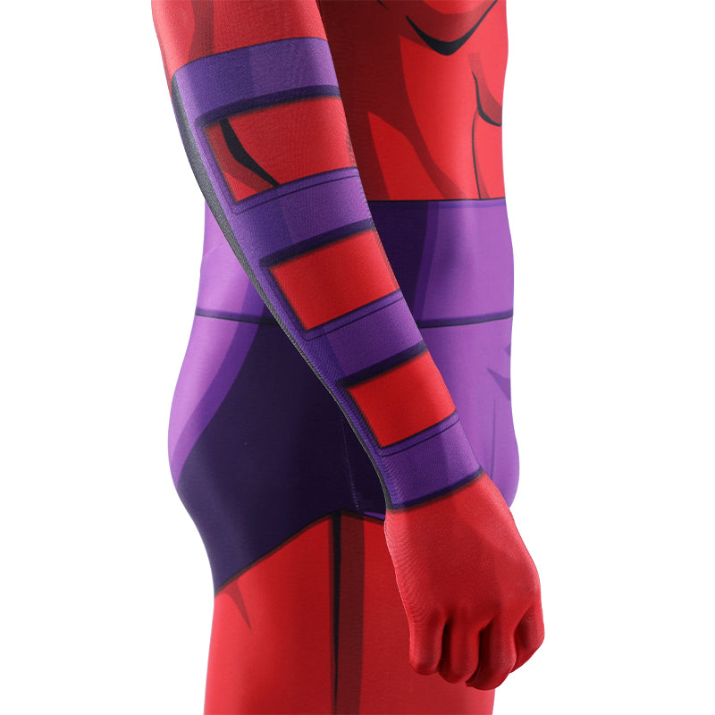 X-Men 97 Magneto Cosplay Costume With Cape Halloween Jumpsuit - Image 24
