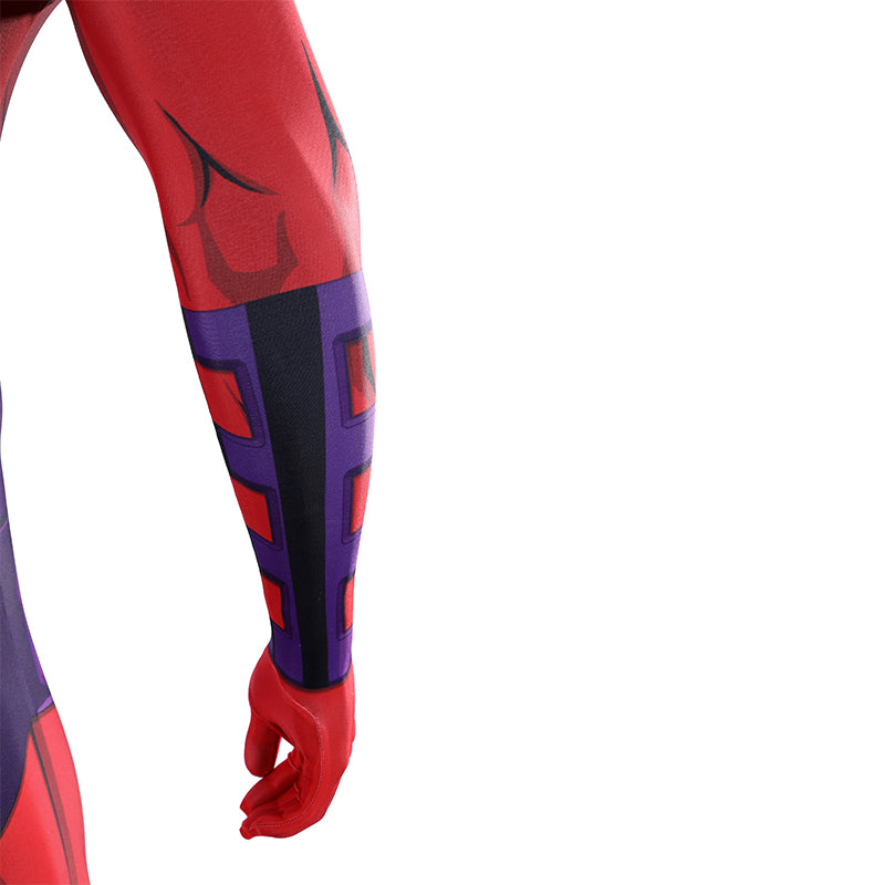 X-Men 97 Magneto Cosplay Costume With Cape Halloween Jumpsuit - Image 29