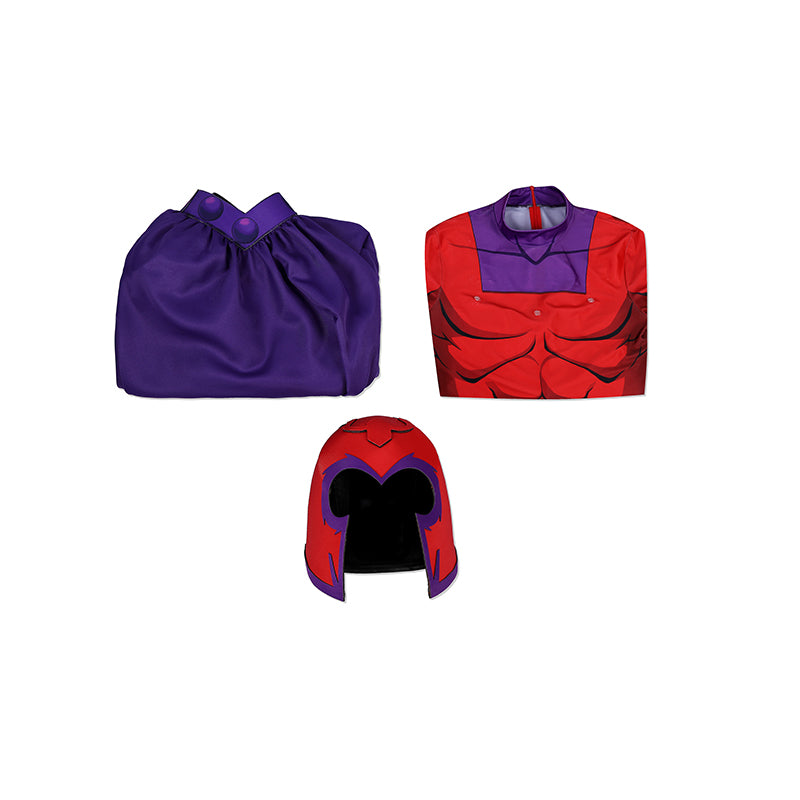 X-Men 97 Magneto Cosplay Costume With Cape Halloween Jumpsuit - Image 31