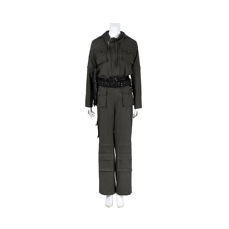 Alien Earth Wendy Cosplay Costume Woman Halloween Gray Outfit - Image 2