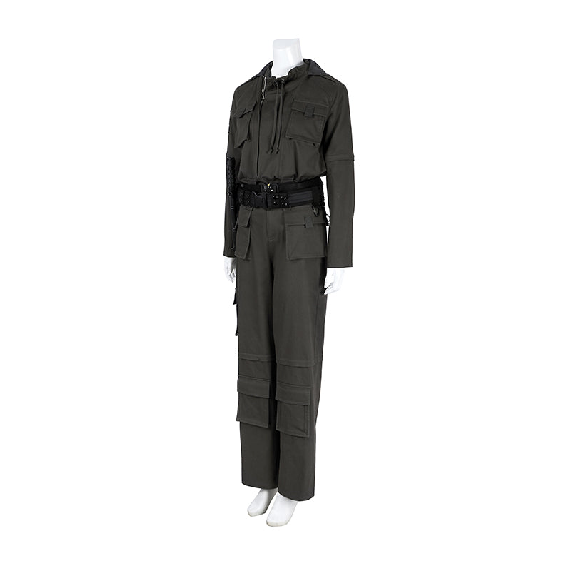 Alien Earth Wendy Cosplay Costume Woman Halloween Gray Outfit - Image 3