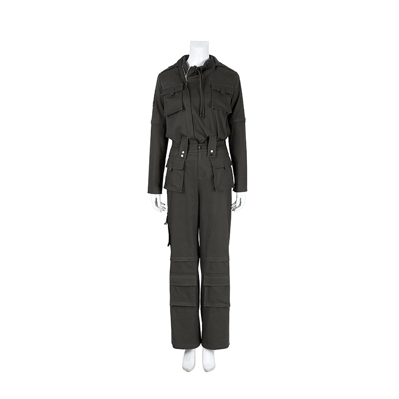 Alien Earth Wendy Cosplay Costume Woman Halloween Gray Outfit - Image 5