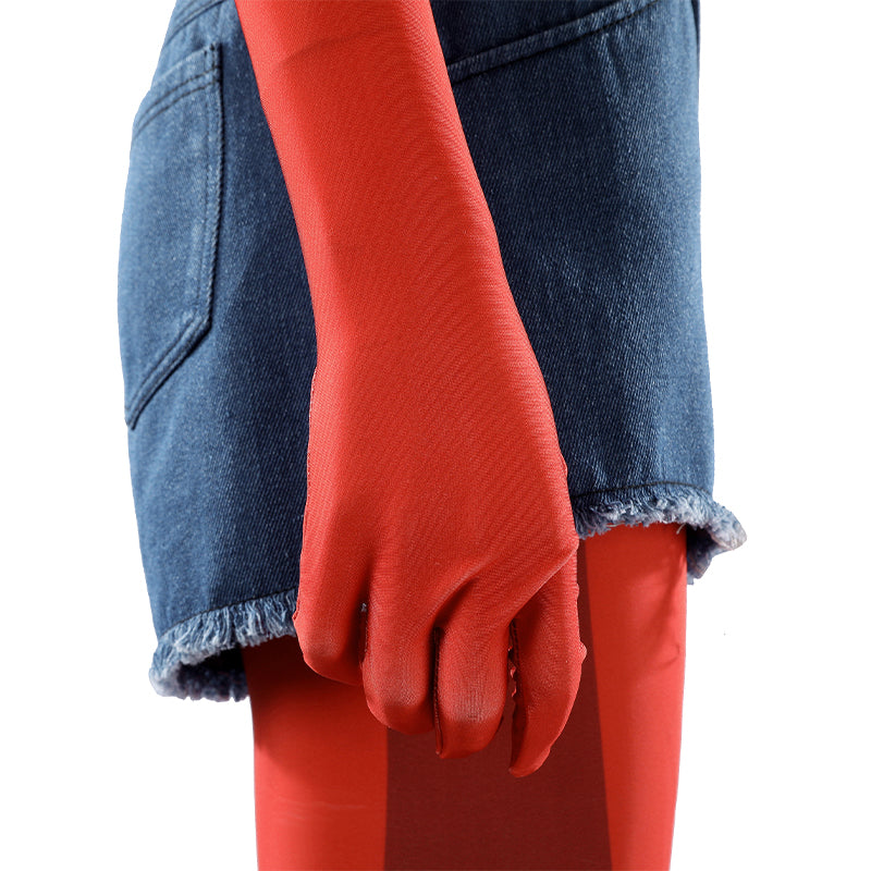 Dispatch Malevola Cosplay Costume Red Jumpsuit Halloween Outfit - Image 21