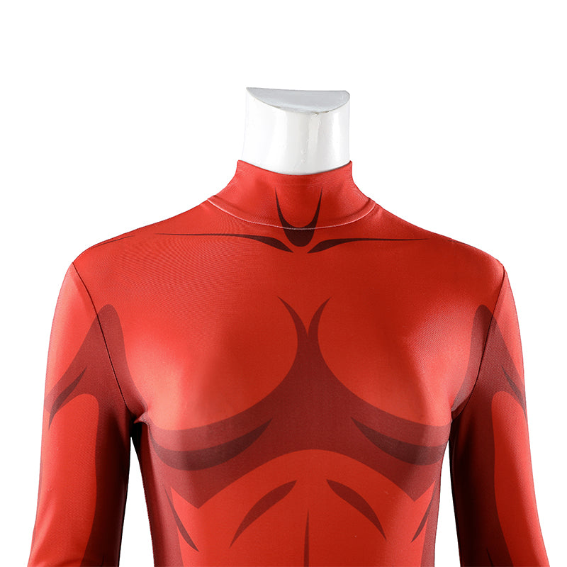 Dispatch Malevola Cosplay Costume Red Jumpsuit Halloween Outfit - Image 13