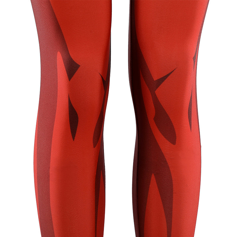 Dispatch Malevola Cosplay Costume Red Jumpsuit Halloween Outfit - Image 26