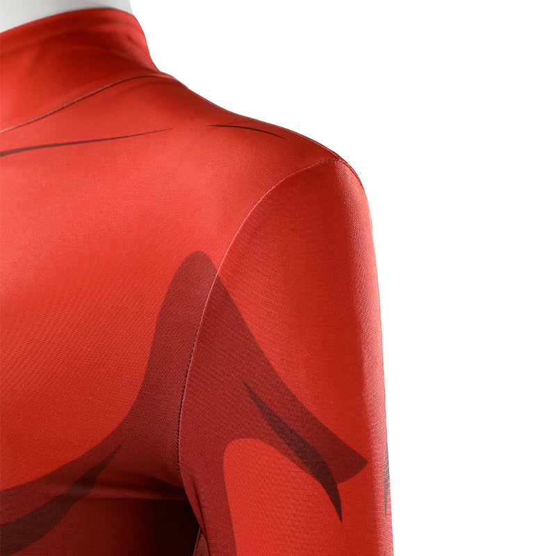 Dispatch Malevola Cosplay Costume Red Jumpsuit Halloween Outfit - Image 15
