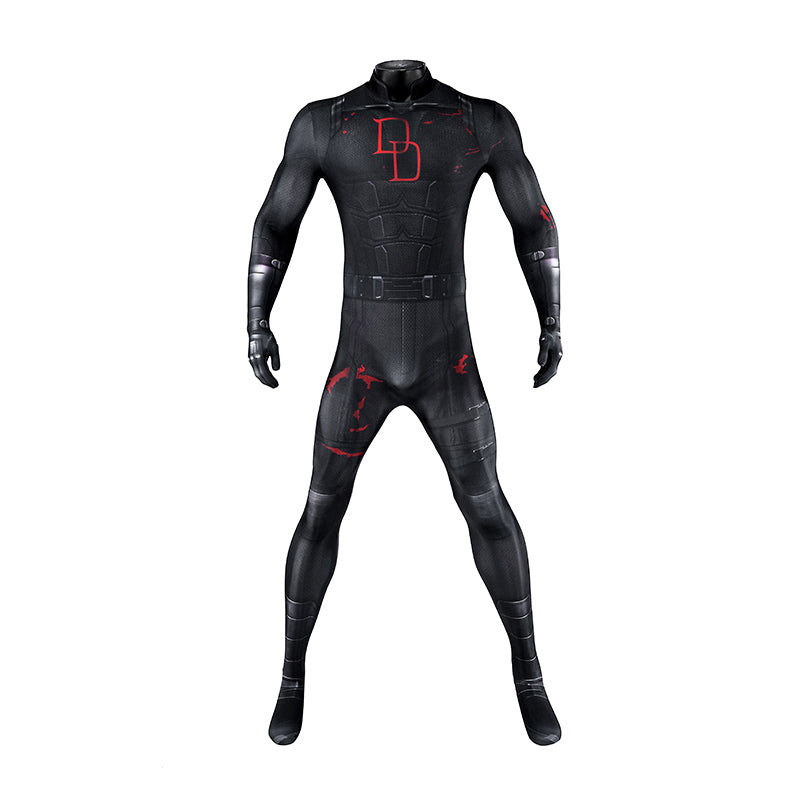 Daredevil: Born Again Season 2 Matt Murdock Cosplay Costume Black Jumpsuit - Image 2