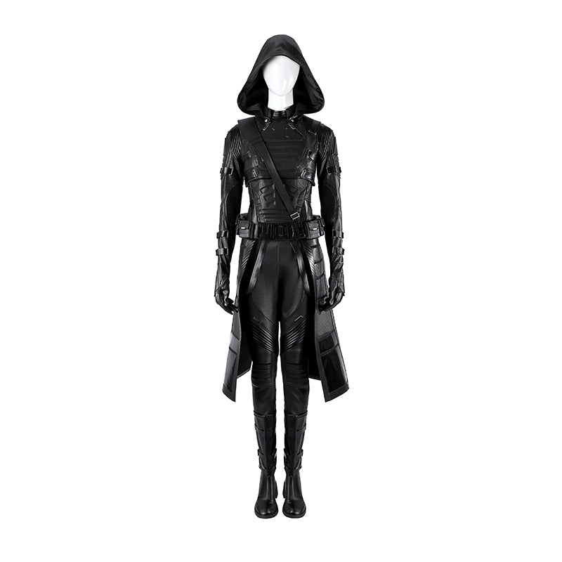 Thunderbolts Ava Starr Ghost Cosplay Costume Black Leather Halloween Outfit - Image 2