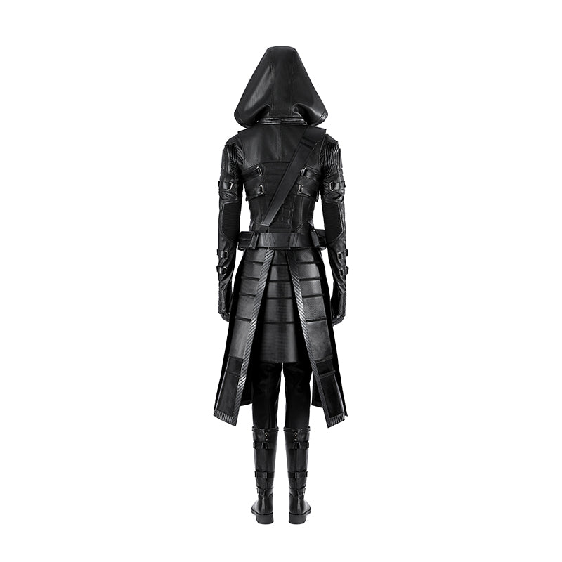 Thunderbolts Ava Starr Ghost Cosplay Costume Black Leather Halloween Outfit - Image 3