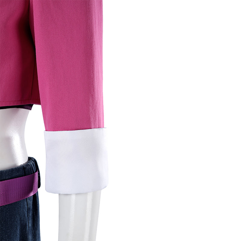 Dispatch Invisigal Cosplay Costume Pink Coat Halloween Outfit - Image 10